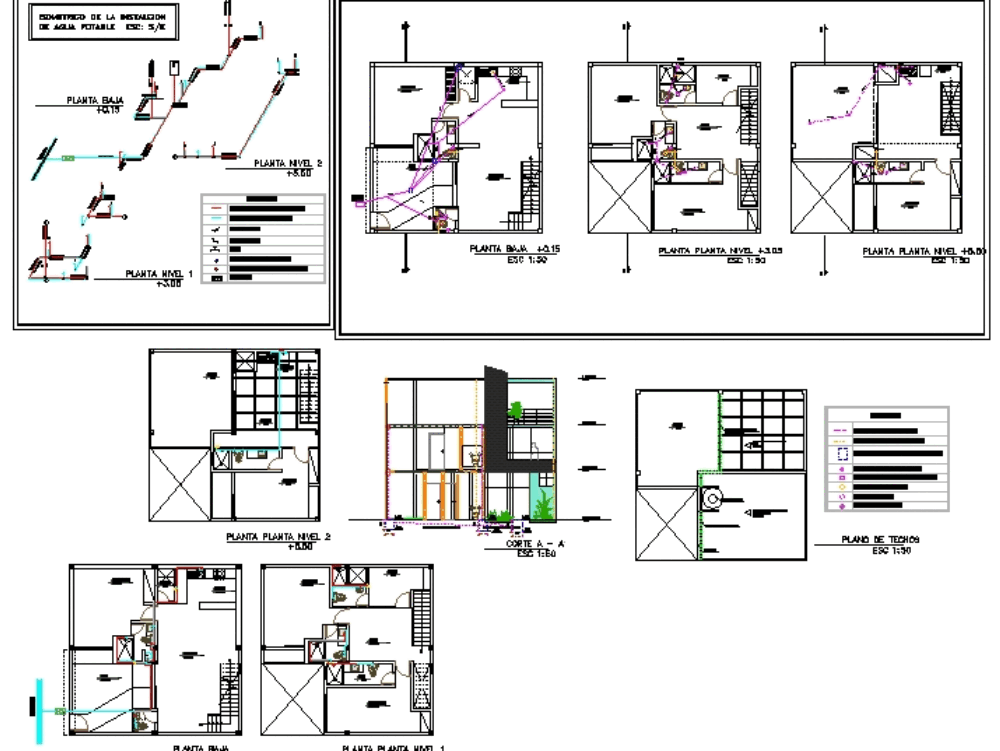 Planilhas De Instalações Em Autocad Baixar Cad 117723 Bibliocad 2478