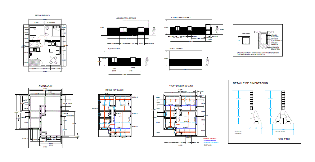 Plans 50m2 project