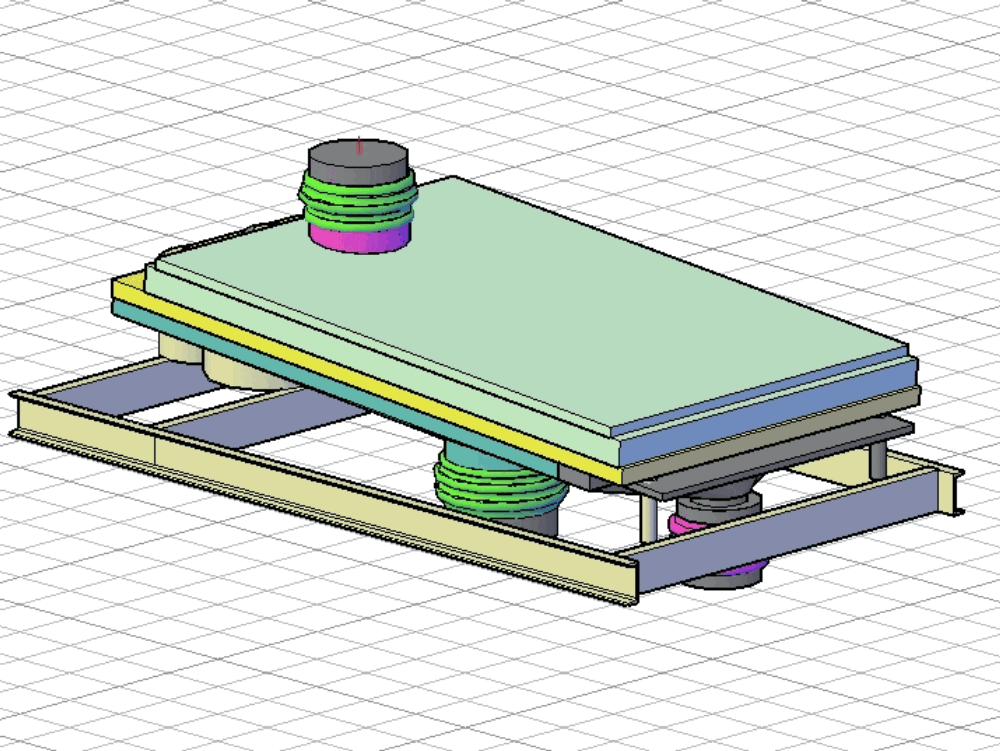 Criba rotex 70 ton hr 3D