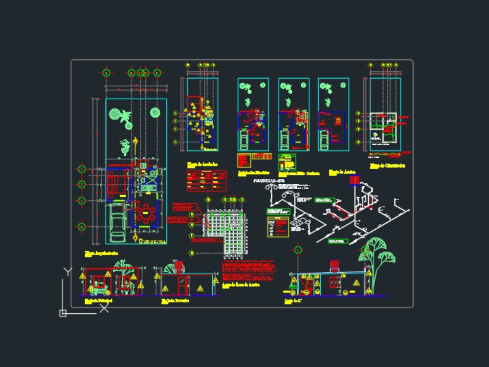 Maison Sociale Dans Autocad Téléchargement Cad 69644 Kb Bibliocad 4030