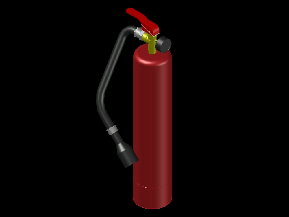 Extintor contra incendios  3D