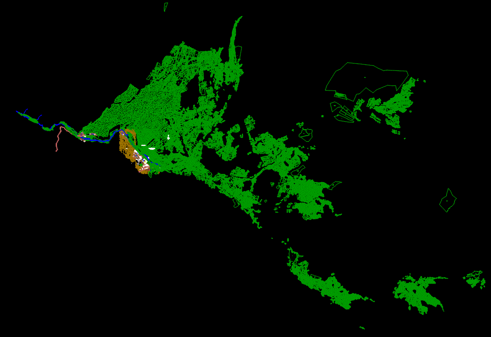 Mapa do distrito de Uchumayo