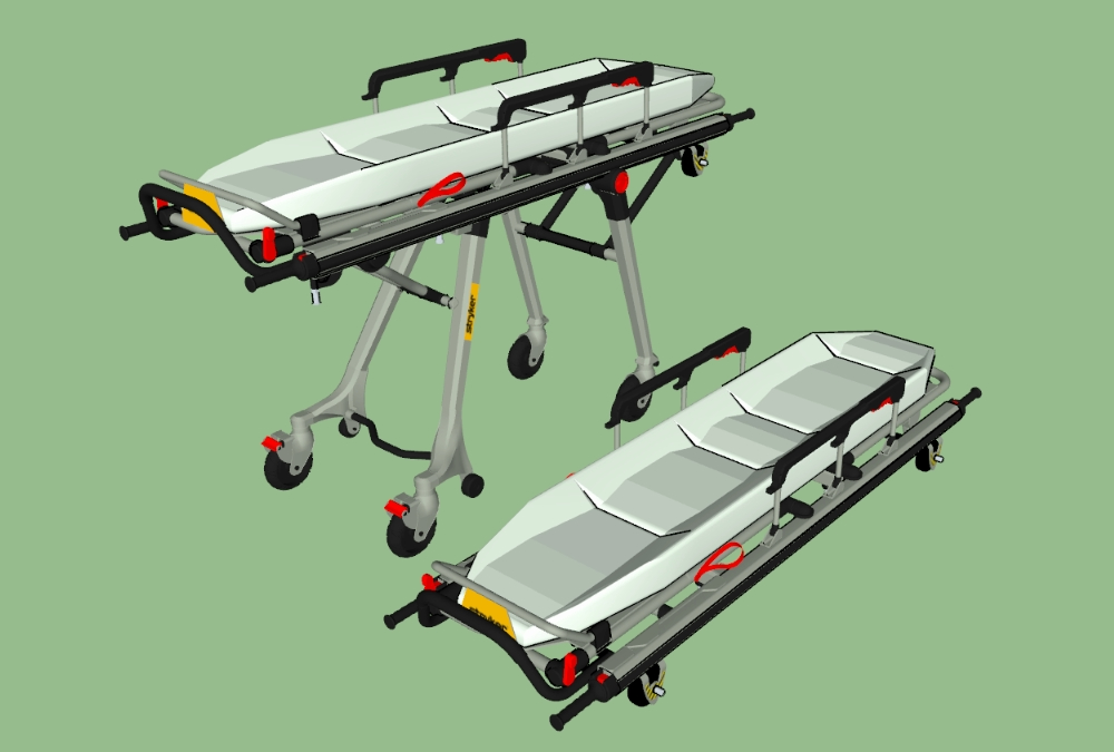 Plagable stretcher - SketchUp
