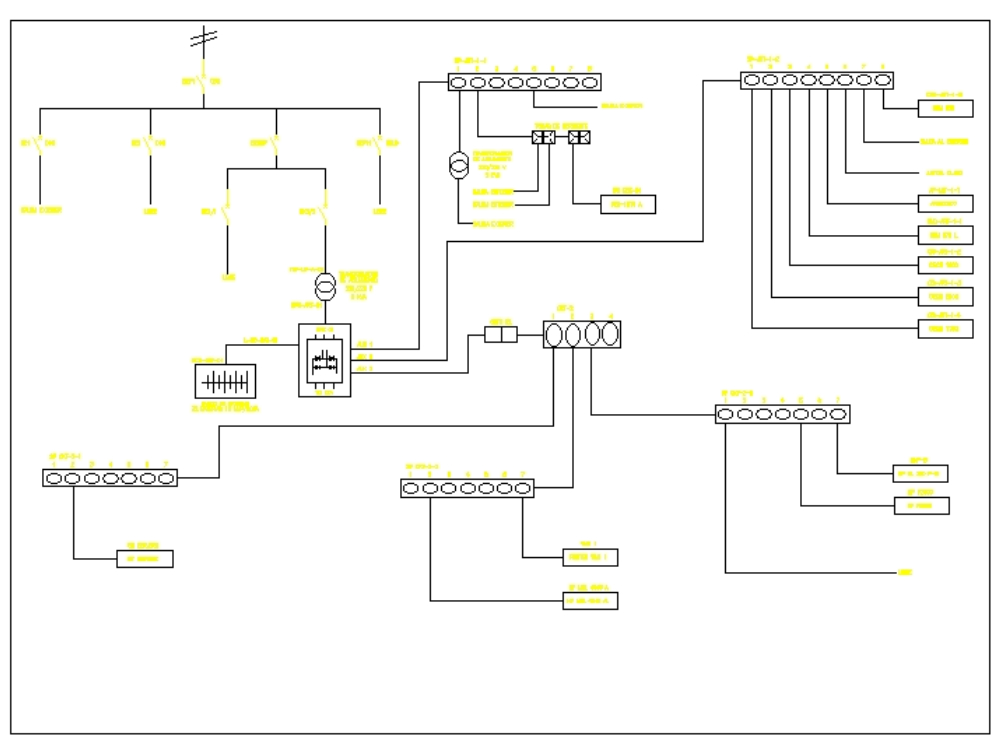 Diagrama unifilar data center en AutoCAD | CAD ( KB) | Bibliocad