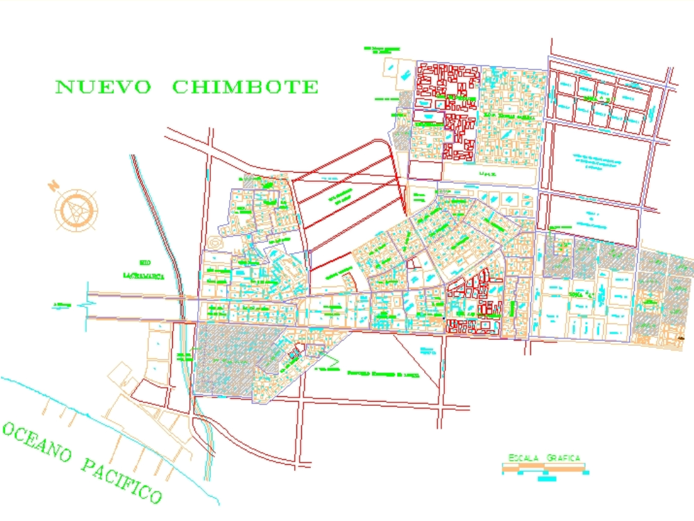 Plan eines neuen Chimbote