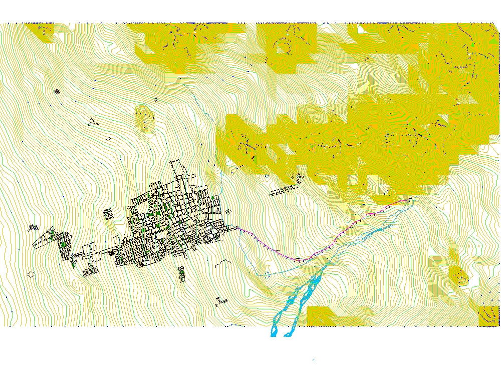 Plano catastral distrito de Huaral