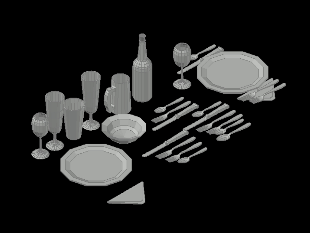 3d tableware