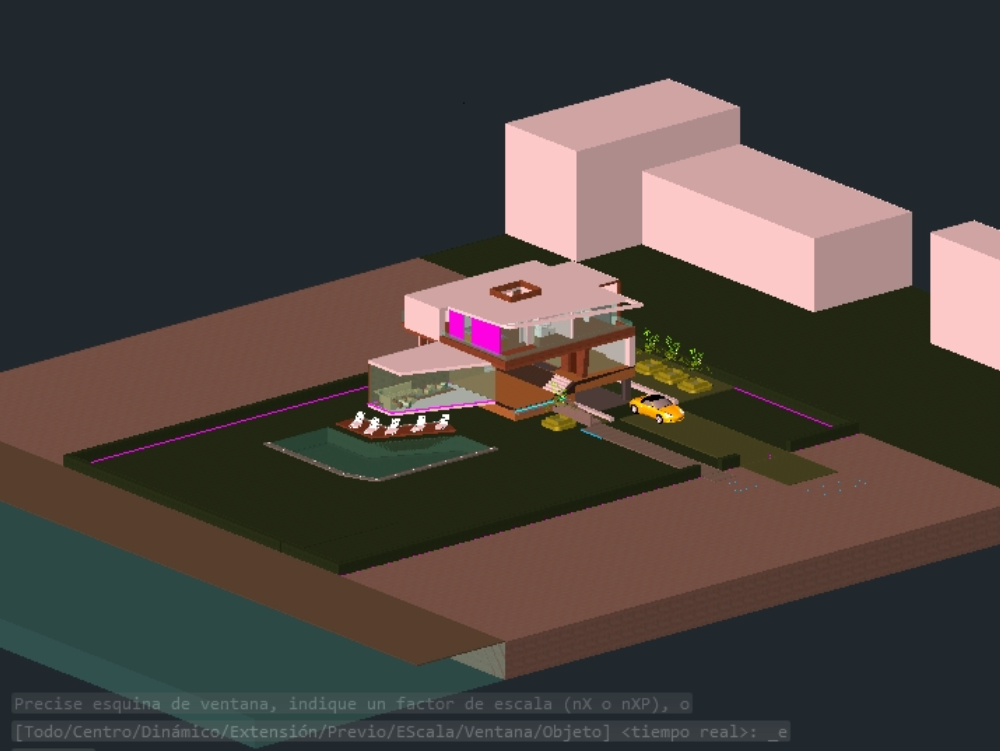 Casa de playa  3D