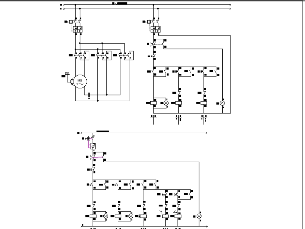 Star-delta inverter in AutoCAD | CAD download (76.82 KB ... lighting schematic diagram 