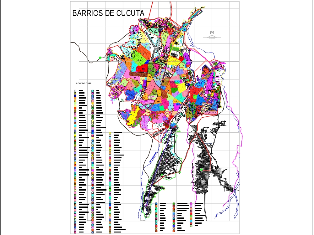 Plano de la ciudad de Cúcuta