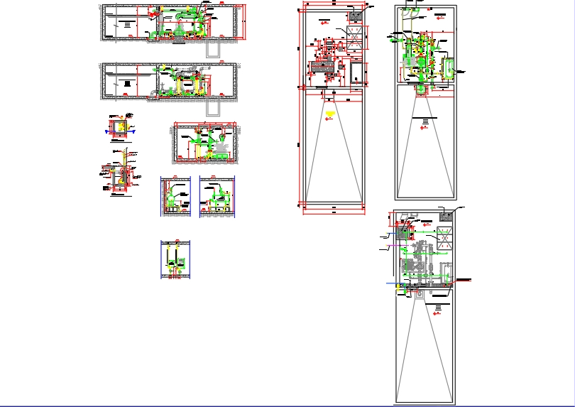 Cistern And Pump Room Fire Water In Autocad Cad 1 79 Mb