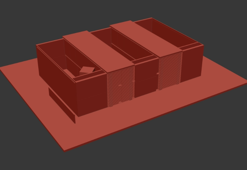 Dies ist ein freistehendes Haus 3D-Modell für 3dmax