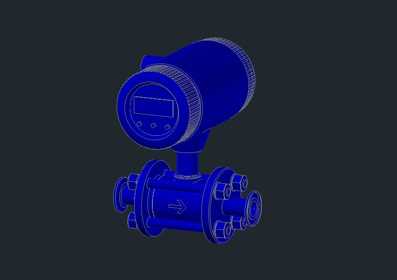 3D-Erdgas-Durchflussmesser