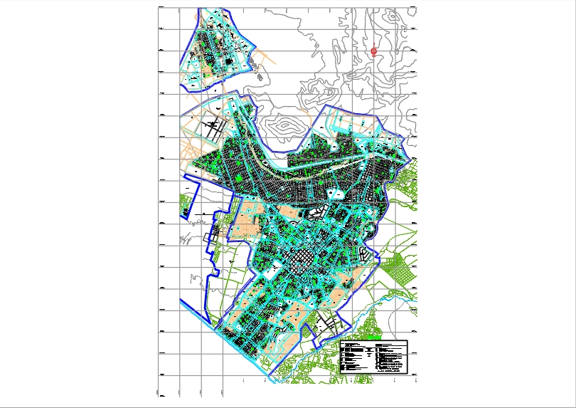 Plano de zonificación del distrito de Trujillo