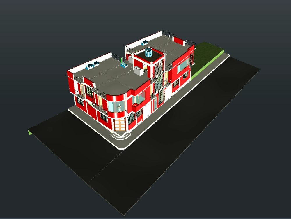 Casa 3D de 375 m2 