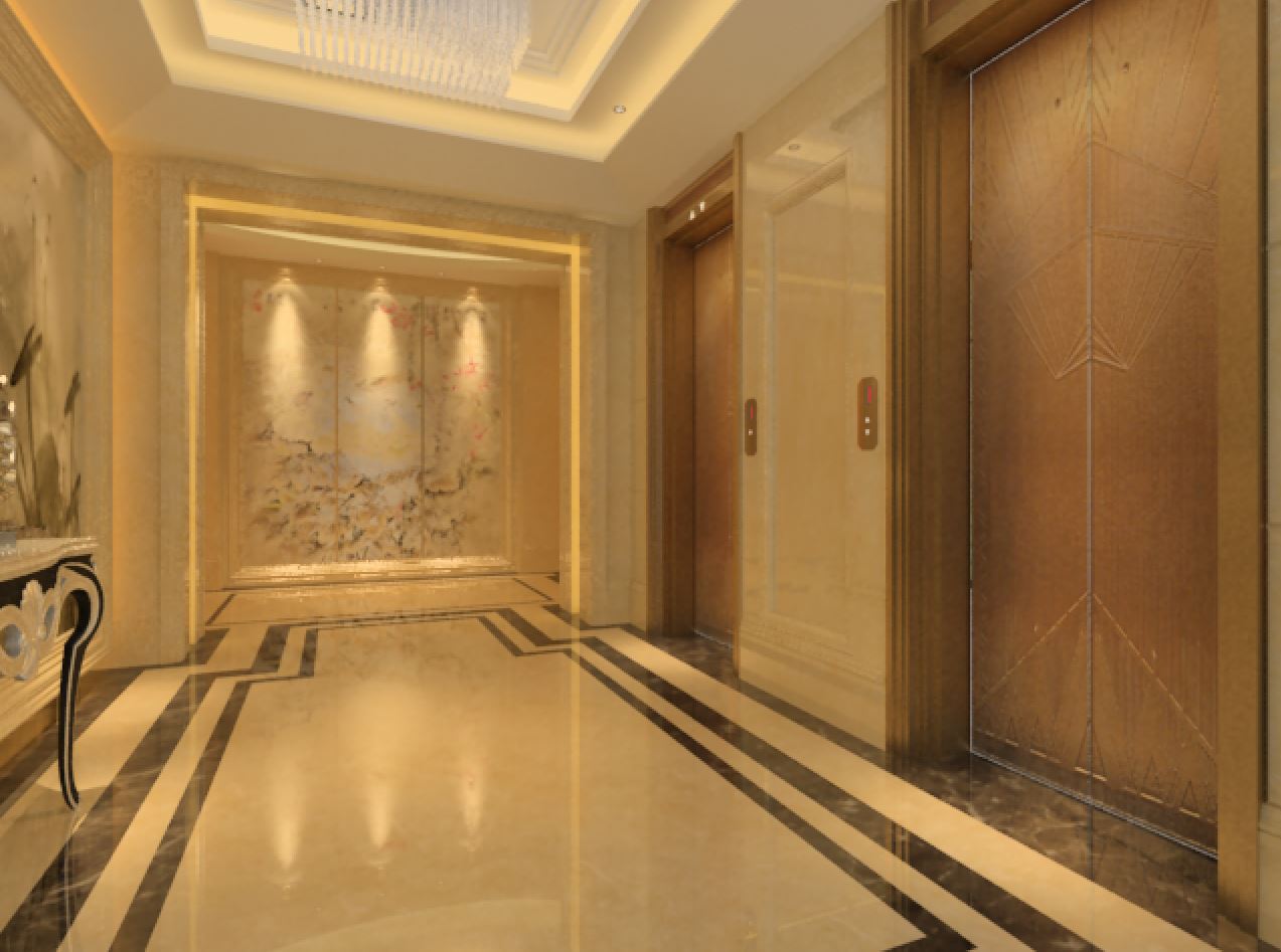 Luxury elevator decoration 3d max model