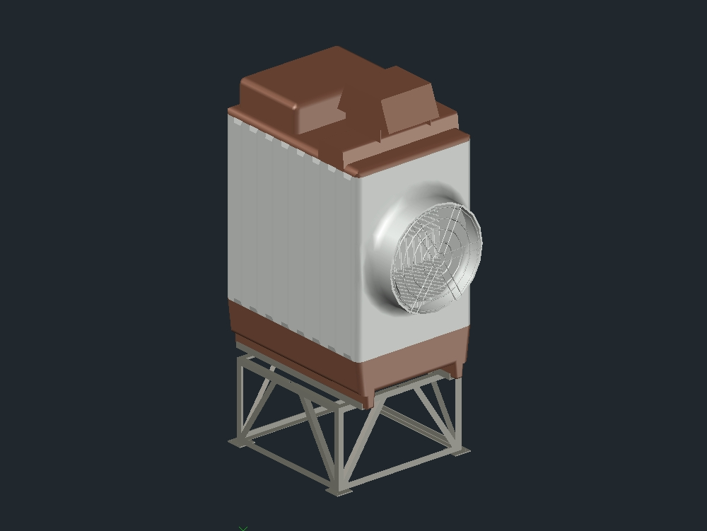 Cooling tower - 3d modeling