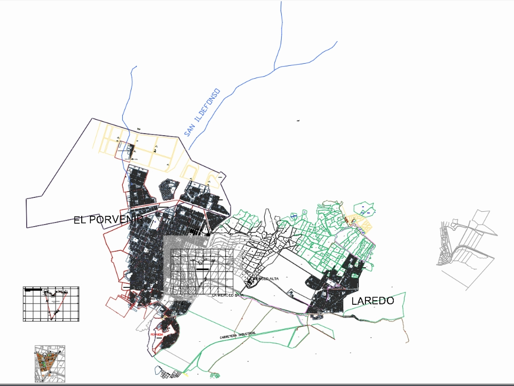 Plano  urbano de  Pumacahua