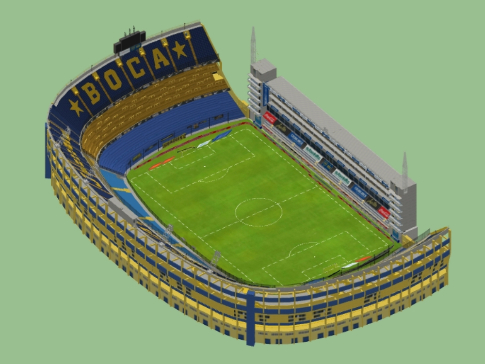 La Bombonera Stadion Boca Junioren