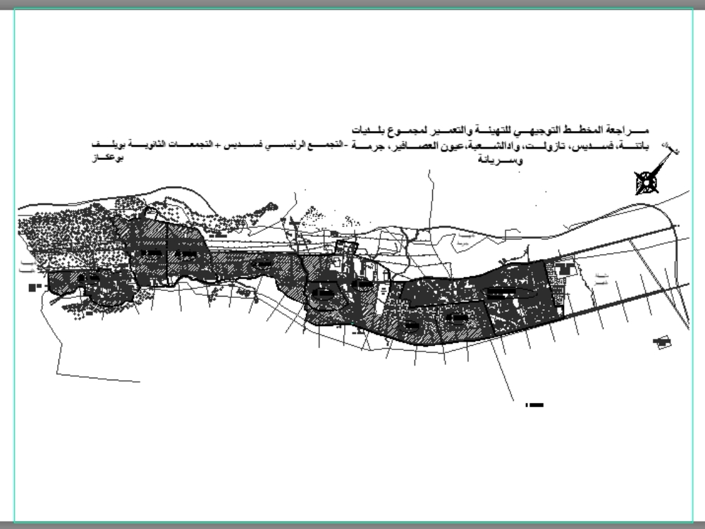 Urban development plan of the municipality of fesdis a batna