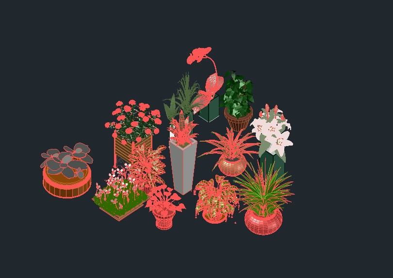 Plantas modelado 
