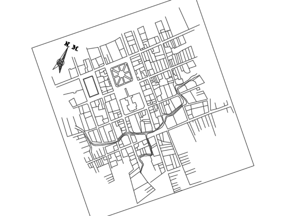 Plan of the cabana district; fist
