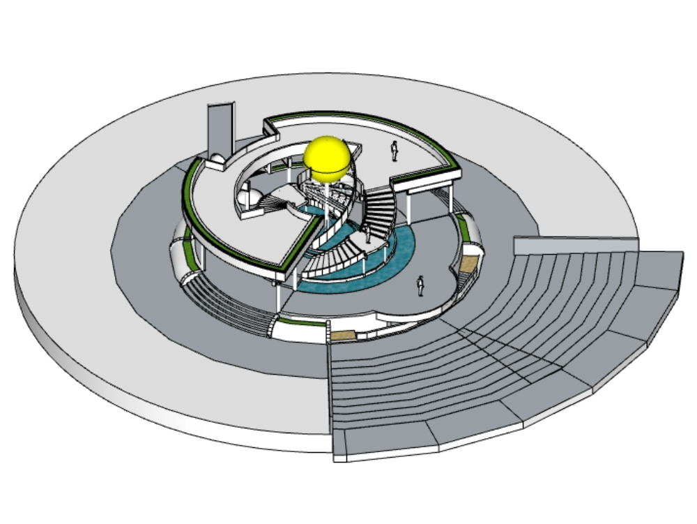 3d roundabout design for sketchup