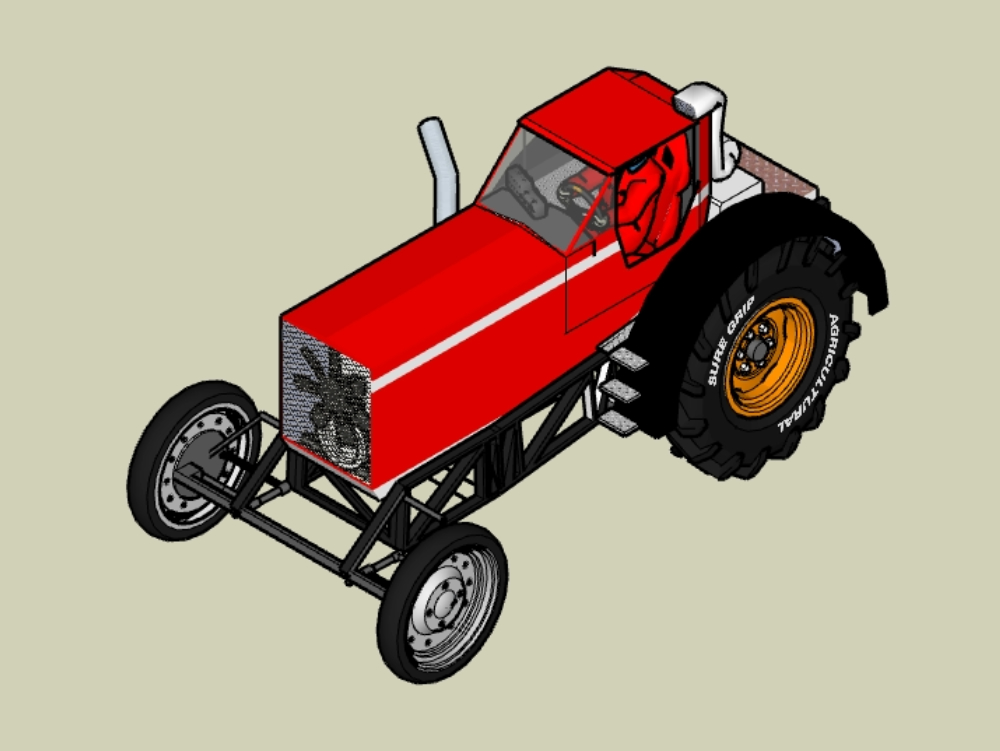 Turbo-Traktor mit 9 PS