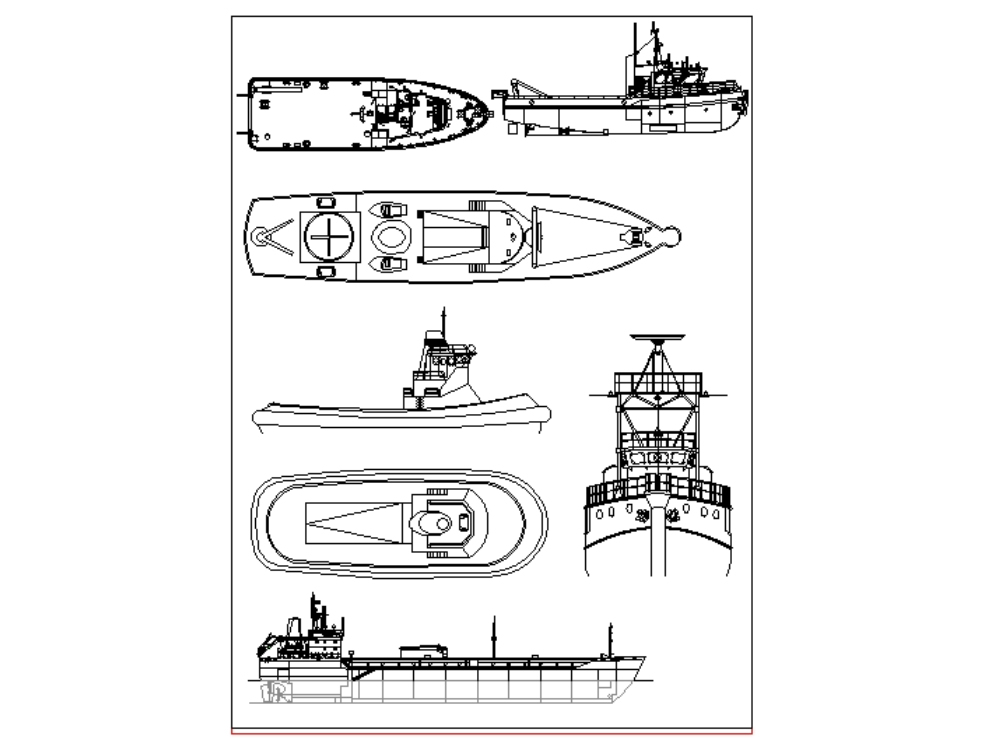 Dibujo de la nave