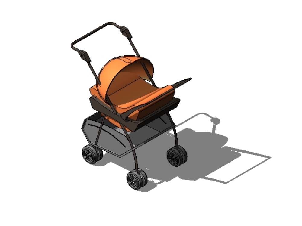 Revit 2016 baby stroller block