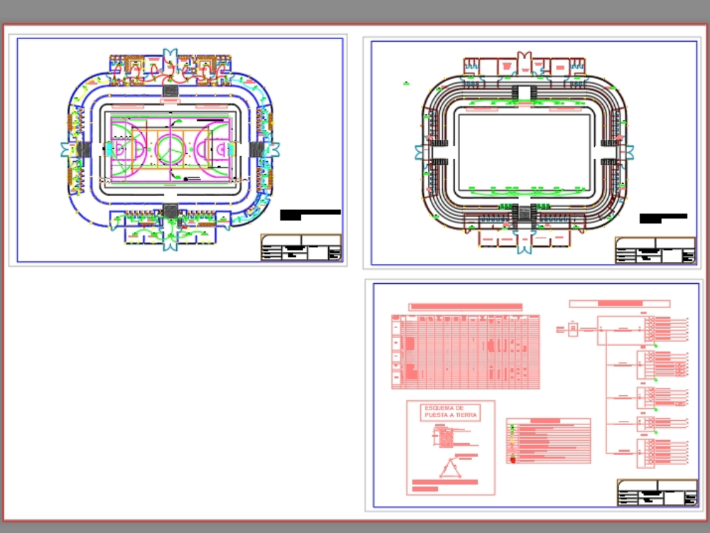 Stadium electrical plan