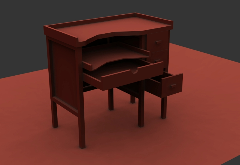 Furniture or work table for jeweler