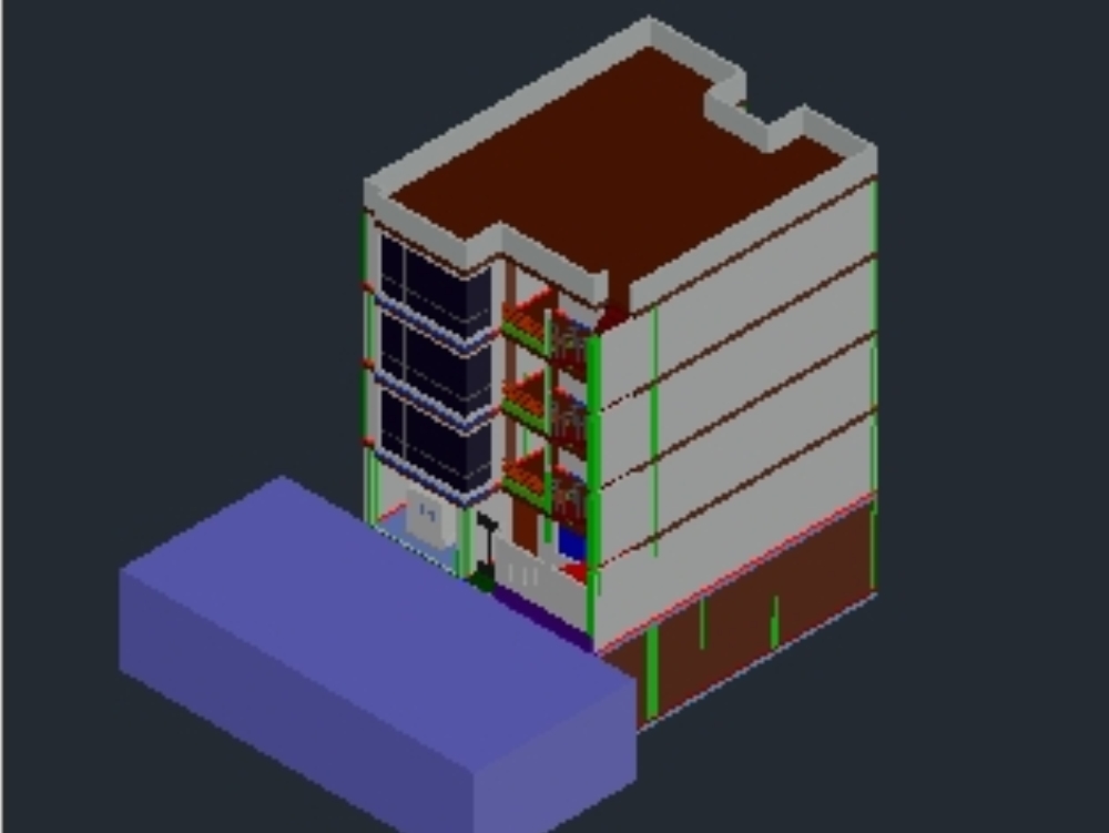 Edificio de viviendas de 4 niveles