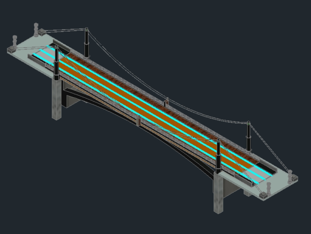 Puente tipo arco 3D