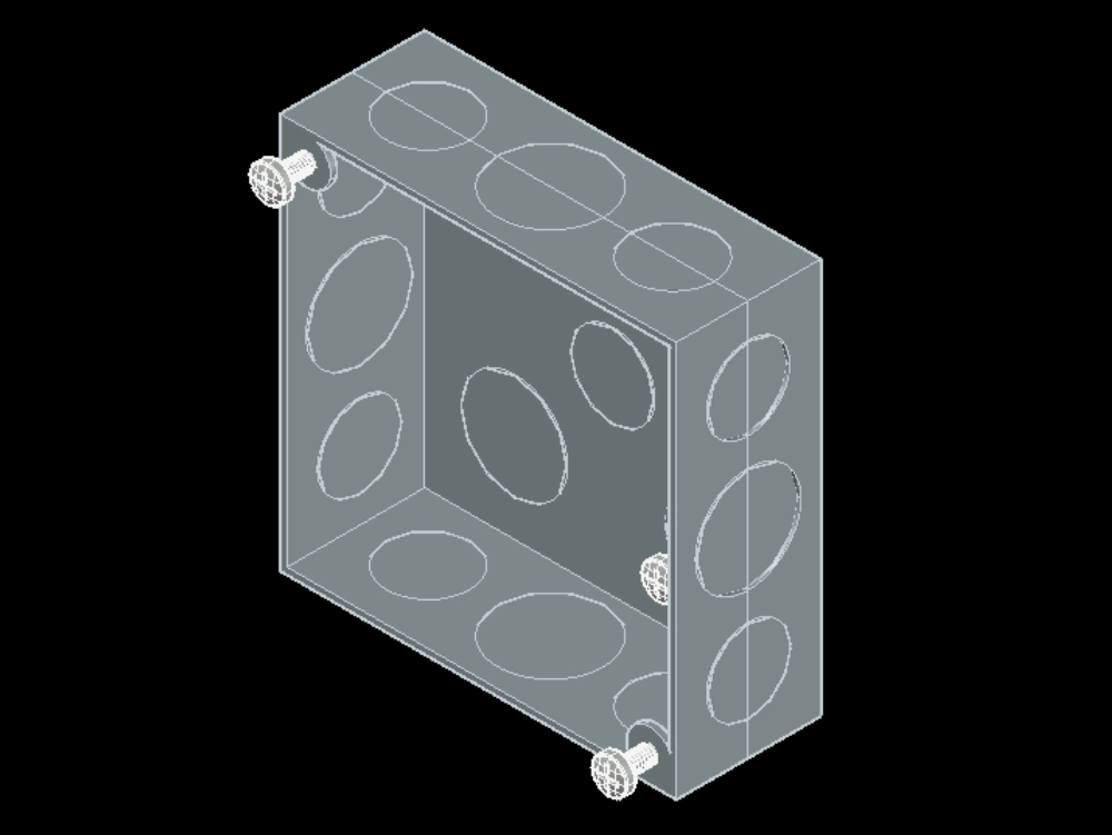 Galvanized square box 192