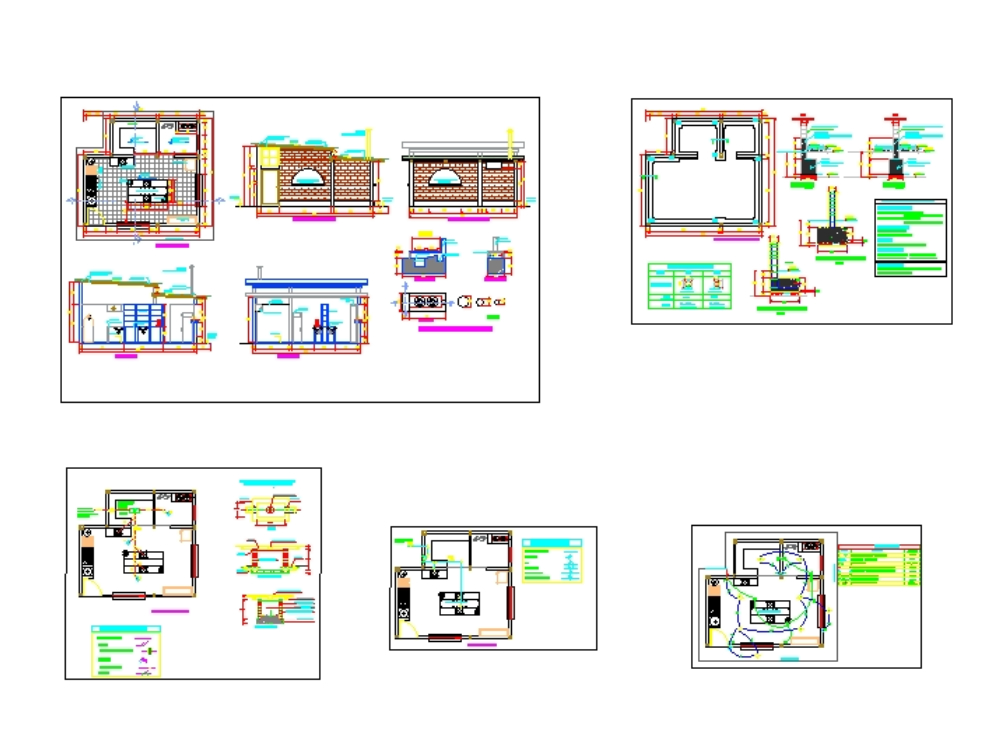 Complete industrial kitchen plans