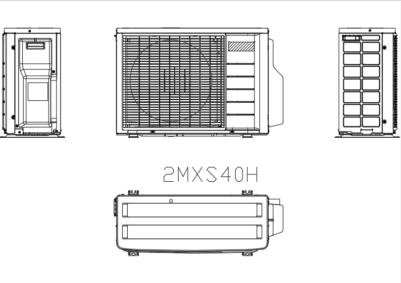 Split type air conditioning