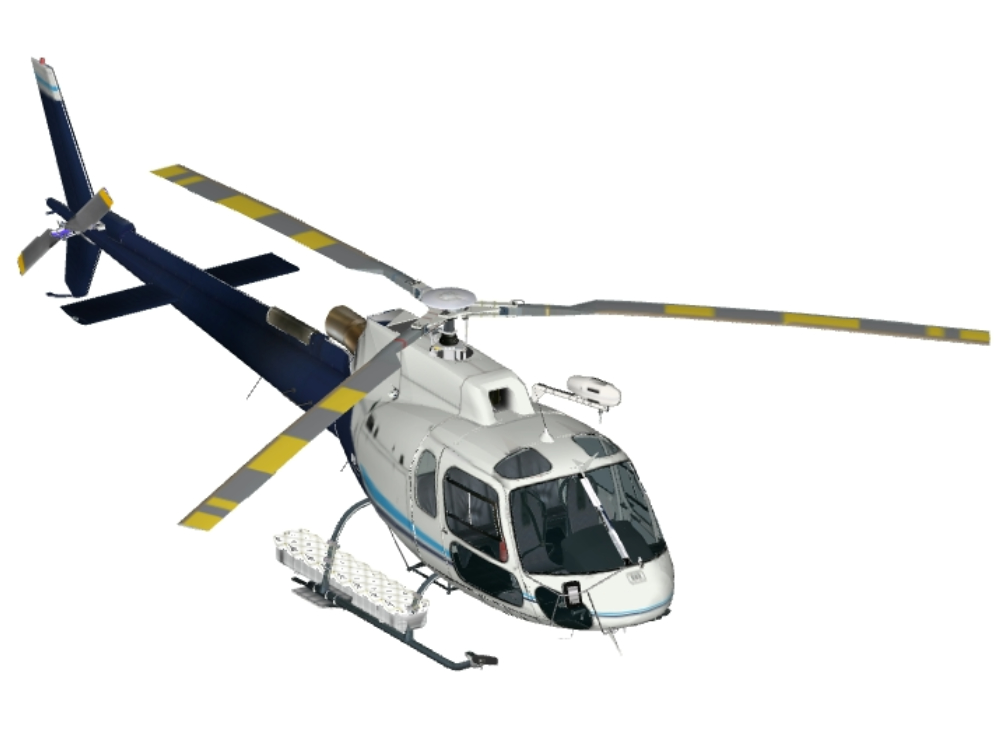 Helicóptero de rescate para proyecto