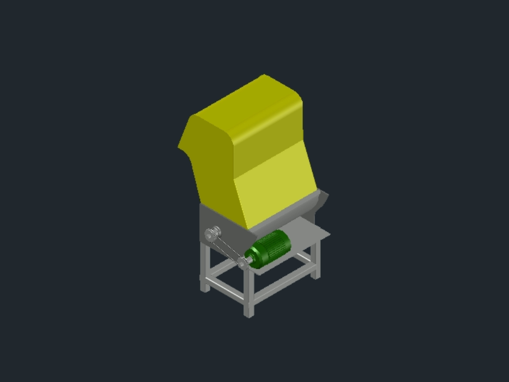 Maquina trituradora 3D