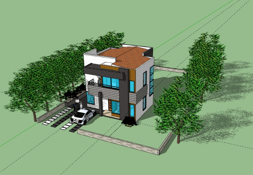 3d House Design In Sketchup Free Download BEST HOME DESIGN IDEAS