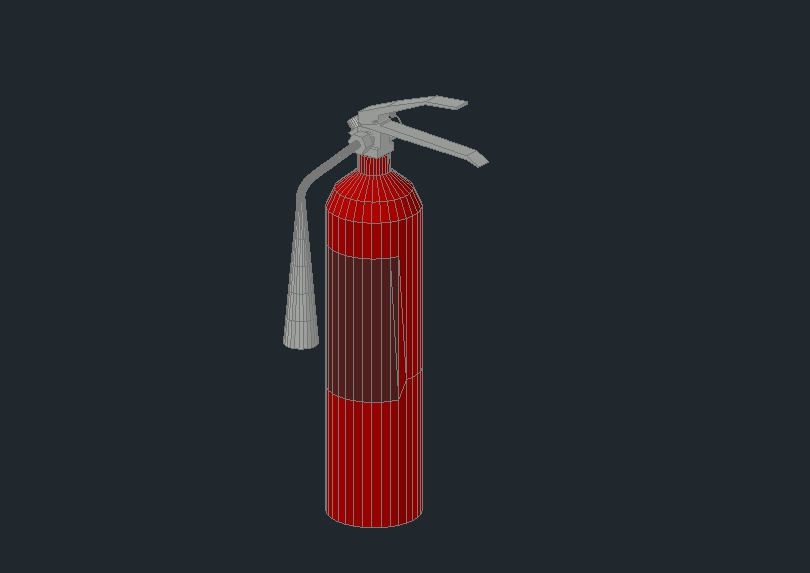 Extincteur 3D pour les installations de lutte contre l'incendie