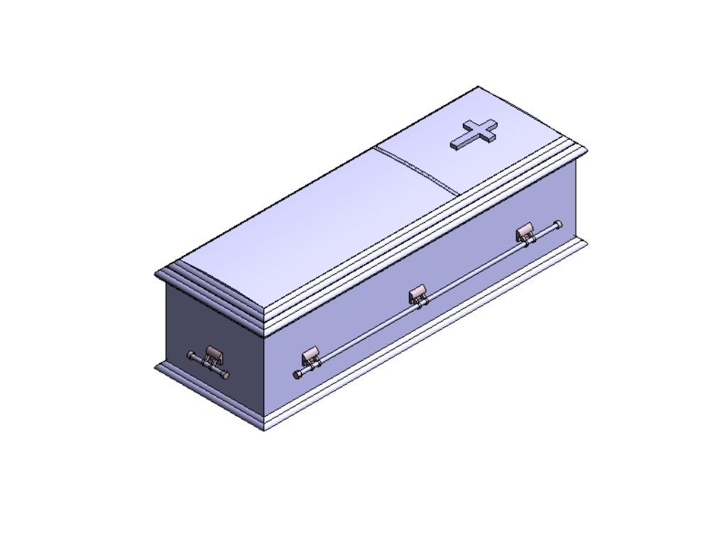 Cercueil mort pour les funérailles en bois