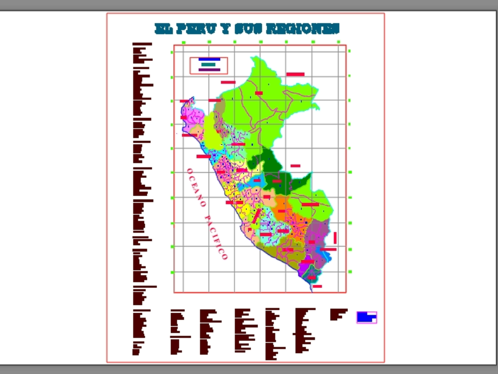 Carte de localisation du cp. à piura - pérou