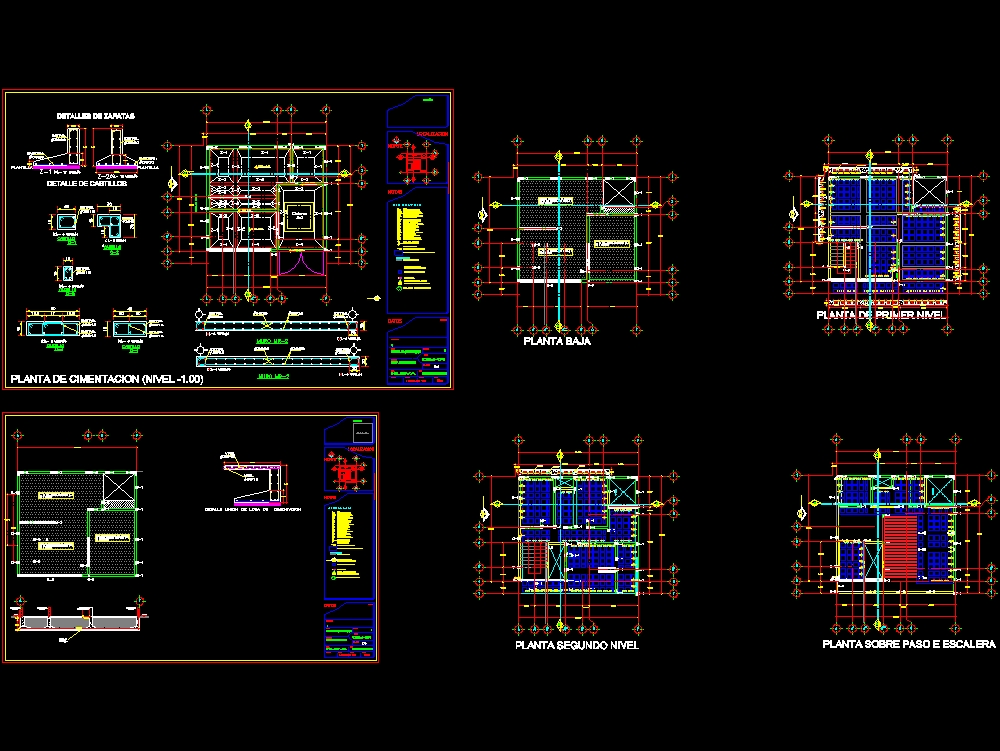 Structural plans of departments