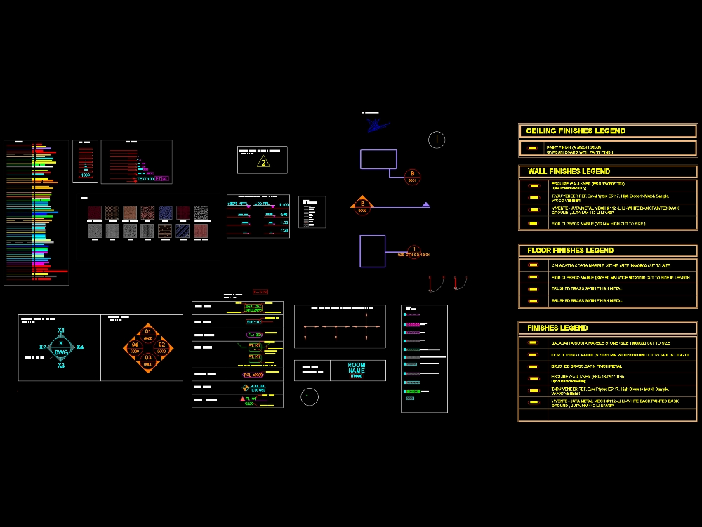 Archivo estándar cad para arquitectos y diseñadores de interiores