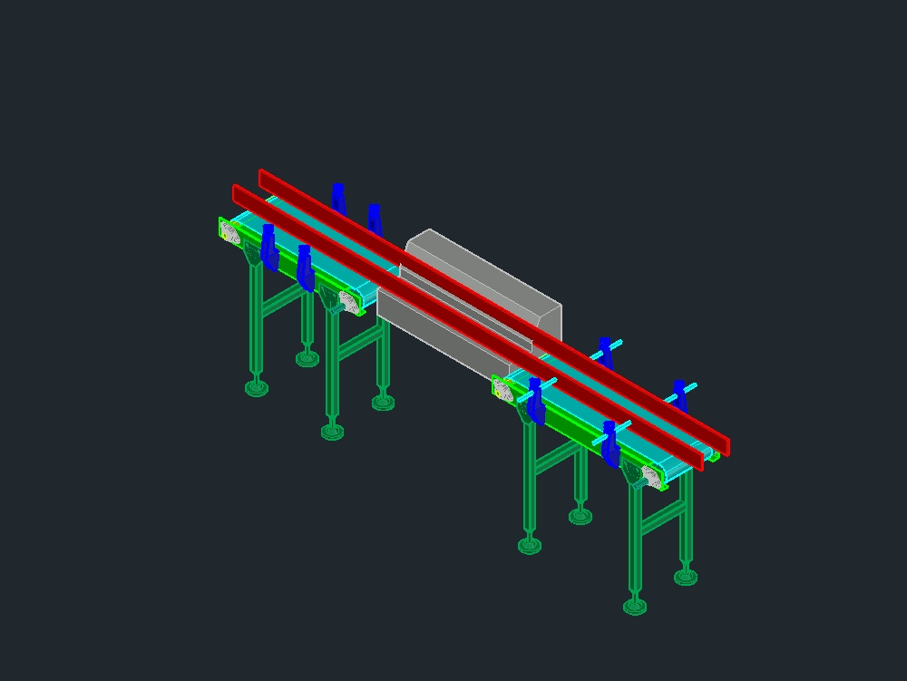 Horizontal Flatbed Belt Conveyor