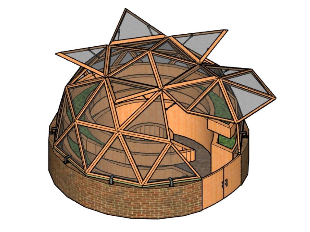 Geodesic greenhouse