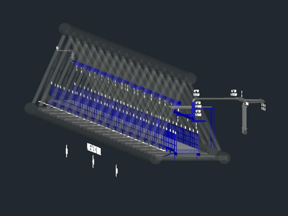 Puente de plataforma temporal enlace 3D