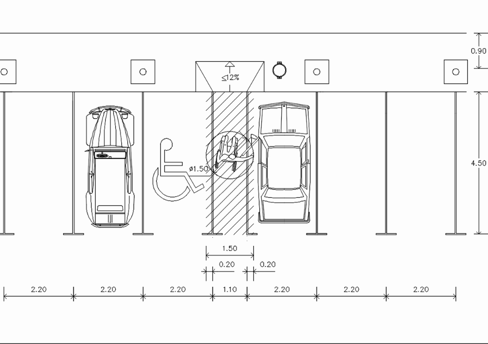 Behindertenparkplatz