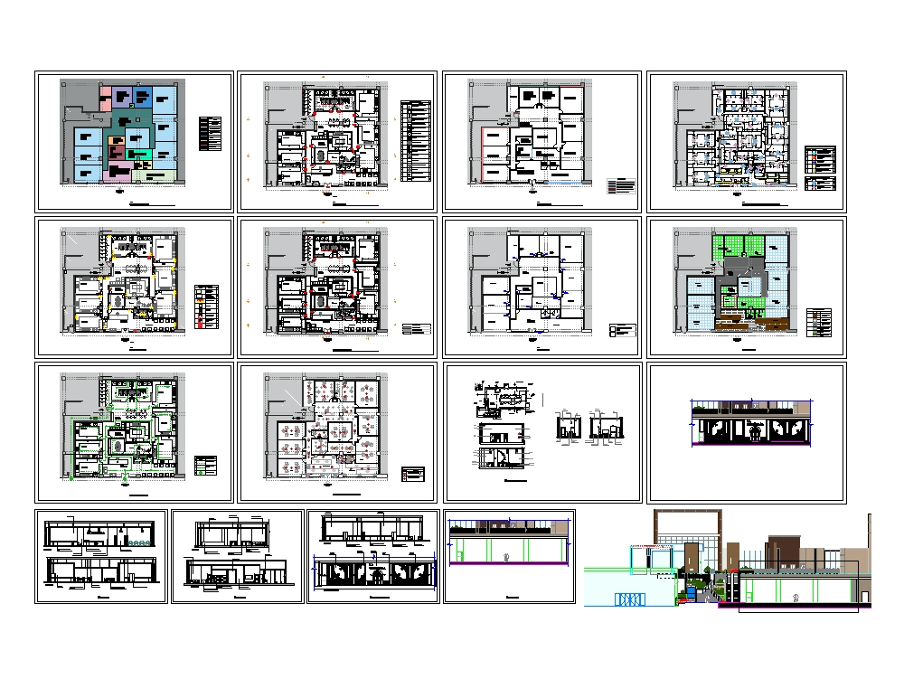 Dark kitchen / restaurant in AutoCAD | Download CAD free (2.48 MB ...